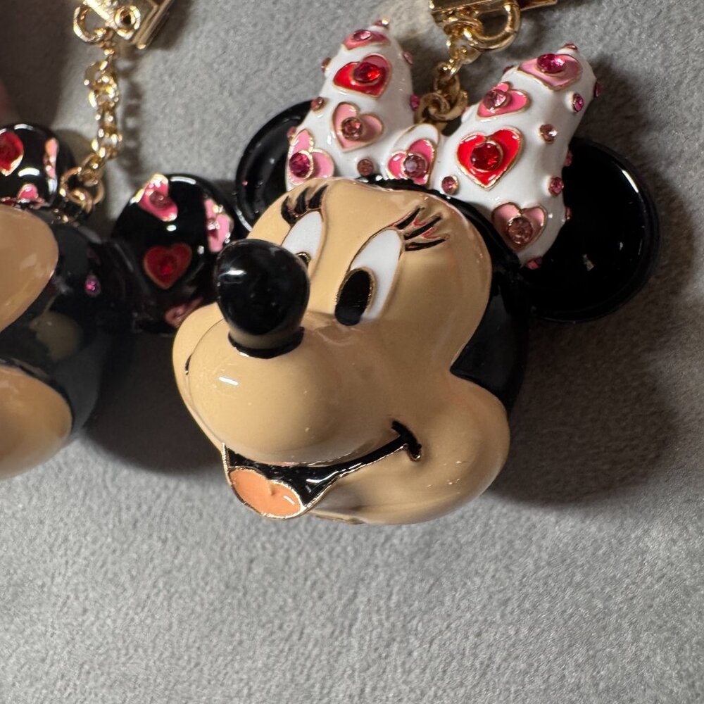 BAUBLEBAR Disney Minnie Mouse Rhinestones Bag Charm Key Chain NEW WITH‎ BOX